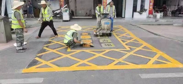 黄色网格线
